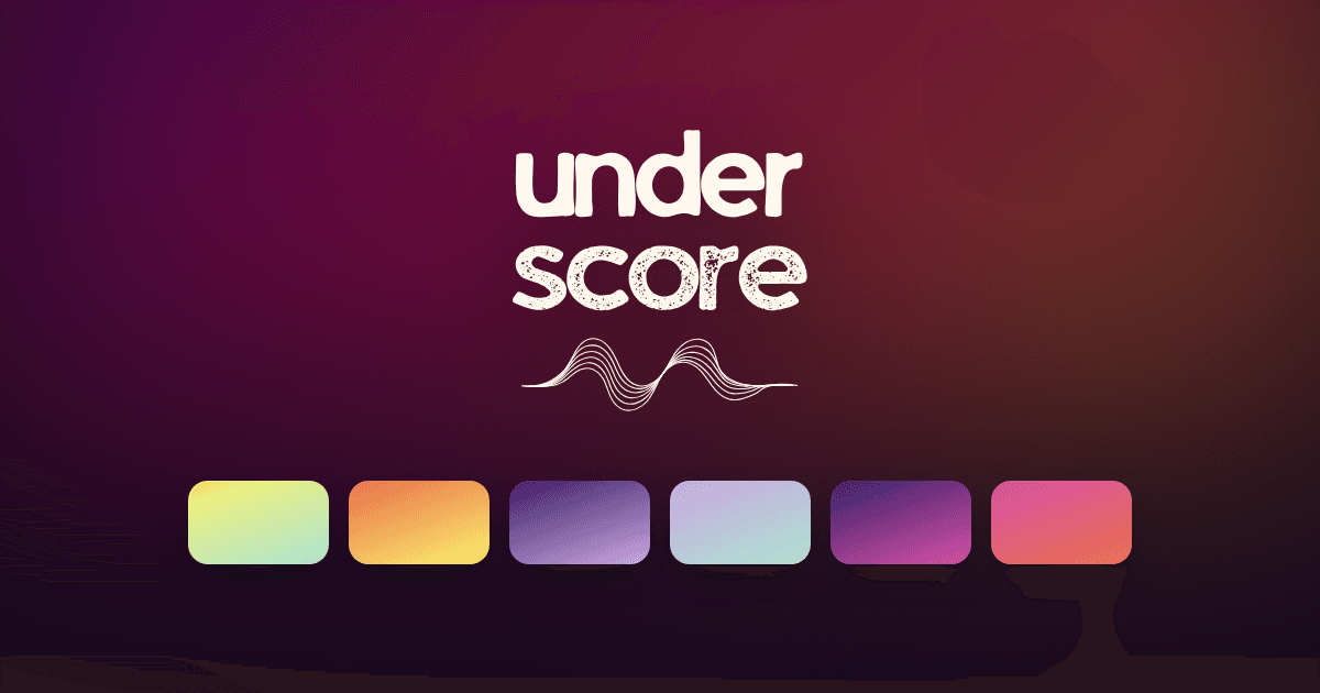 Under Score — Product Design